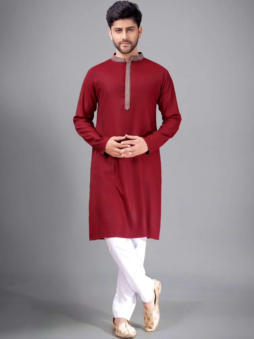 Men Regular Pure Cotton Kurta with Pyjamas