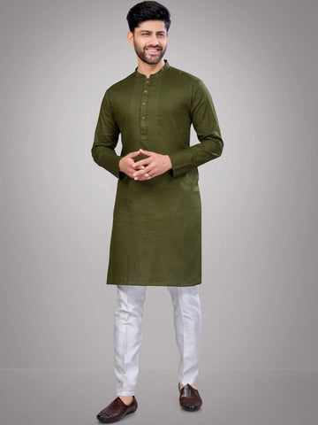 Men Regular Kurta with Pyjamas