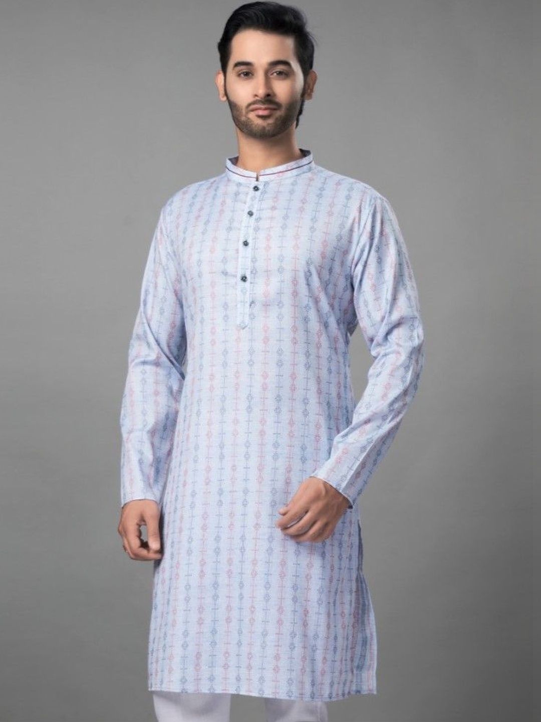 Men Khadi Khadi Kurta