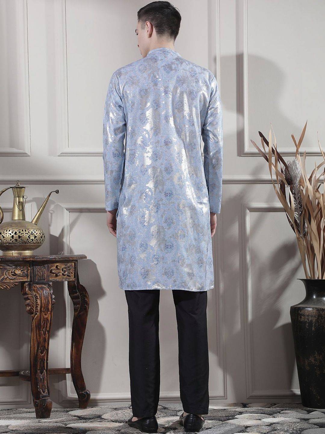 Men Ethnic Motifs Printed Regular Kurta with Trousers