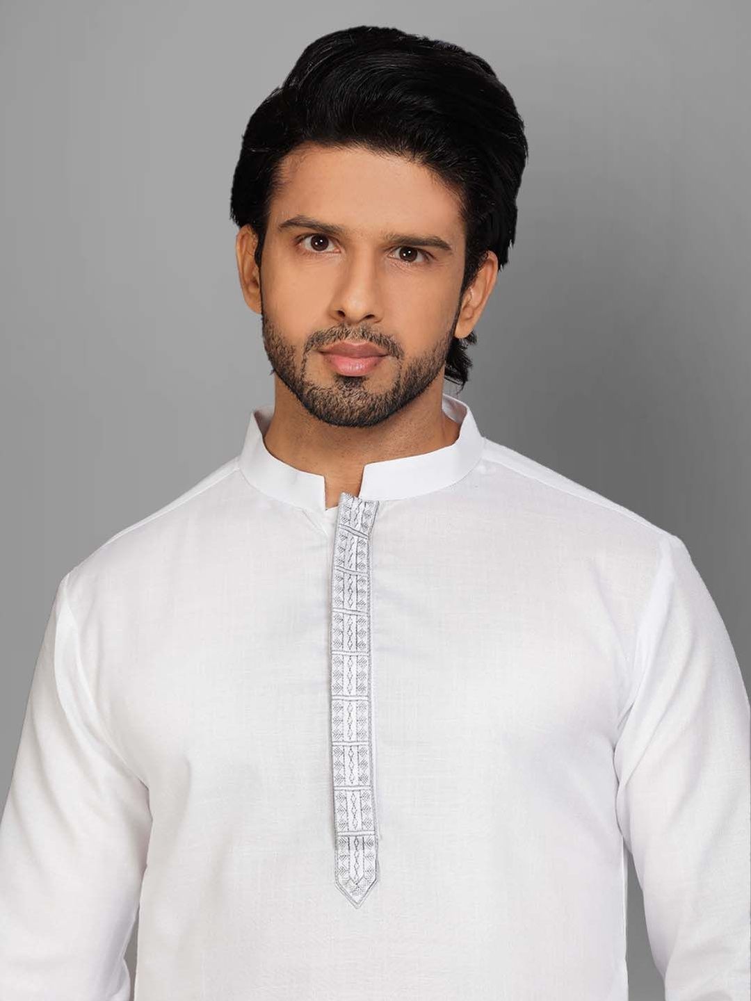 Men Ethnic Motifs Embroidered Regular Thread Work Kurta with Pyjamas