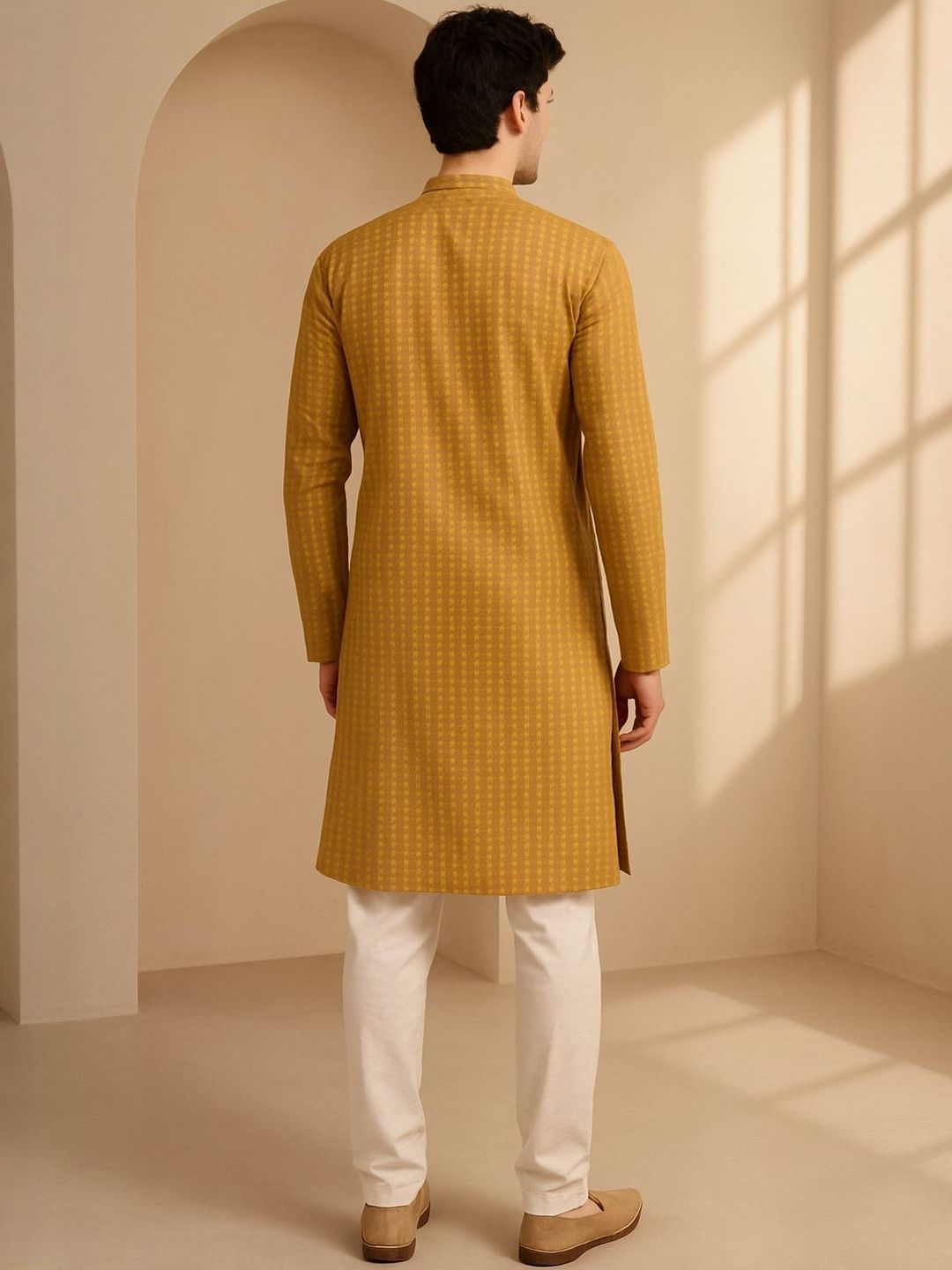 Men Regular Pure Cotton Kurta with Pyjamas
