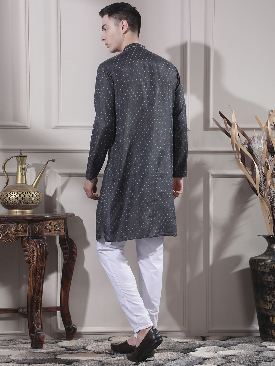 Men Ethnic Motifs Printed Regular Kurta with Trousers