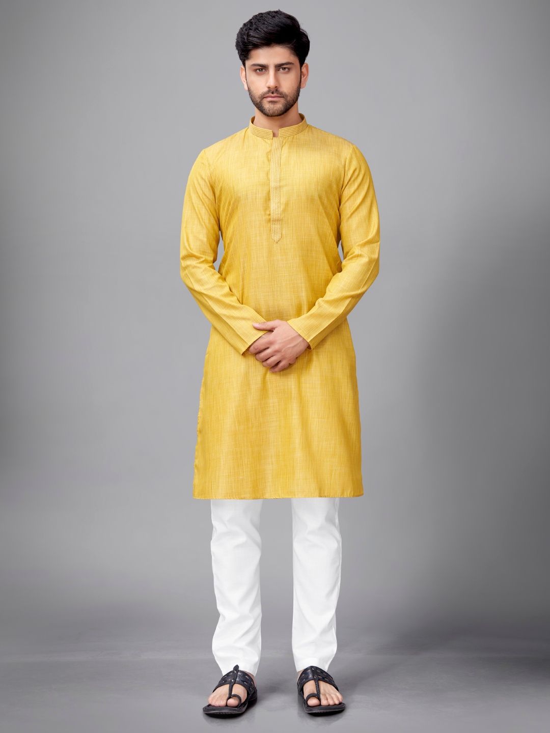 Men Striped Regular Kurta