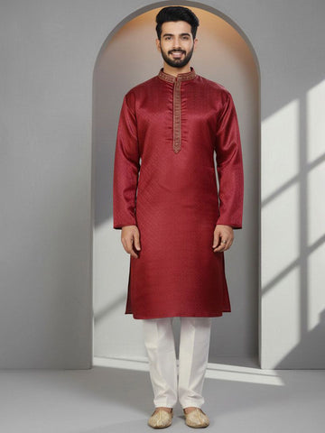 Men Thread Work Kurta