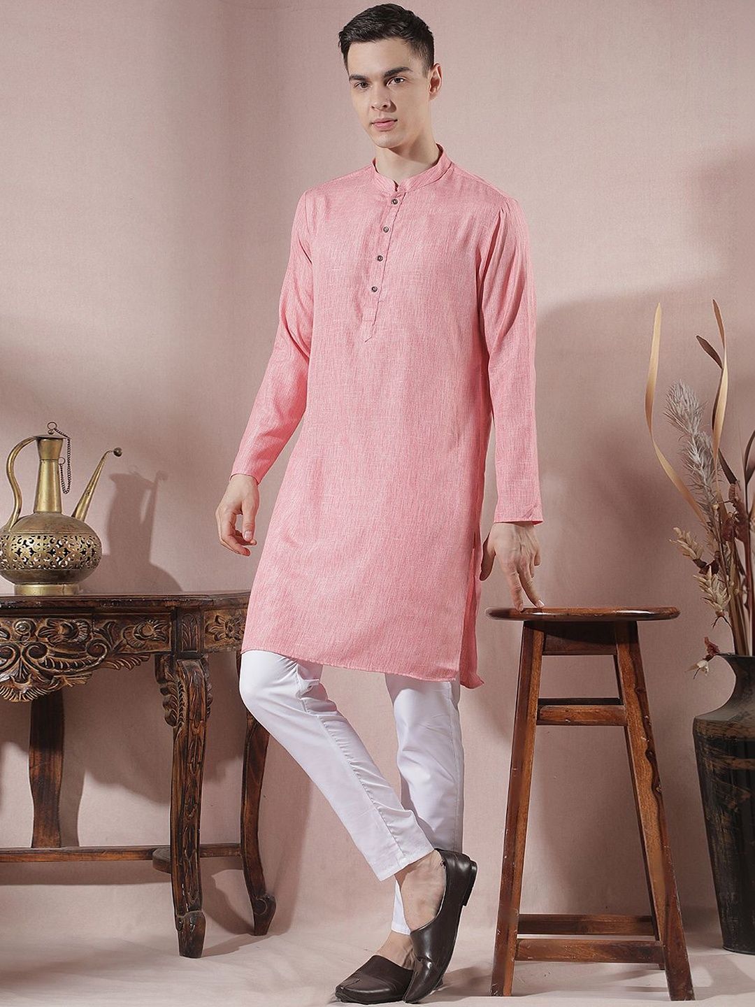 Men Regular Kurta with Pyjamas