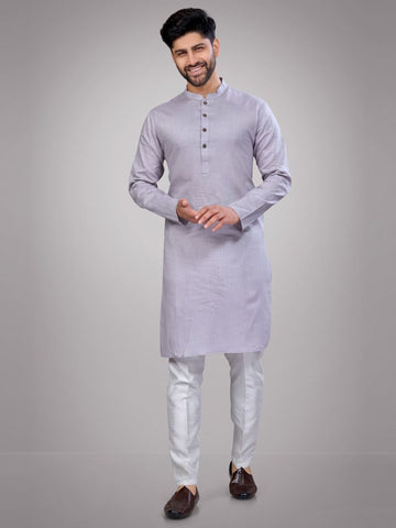 Men Mandarin Collar Kurta