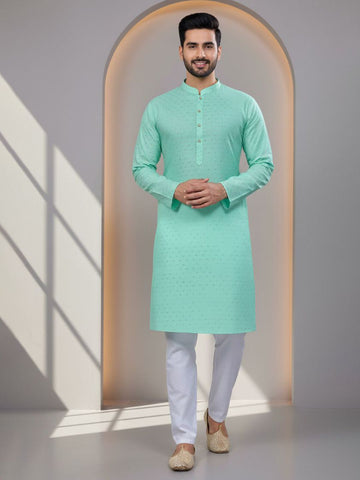 Men Thread Work Kurta