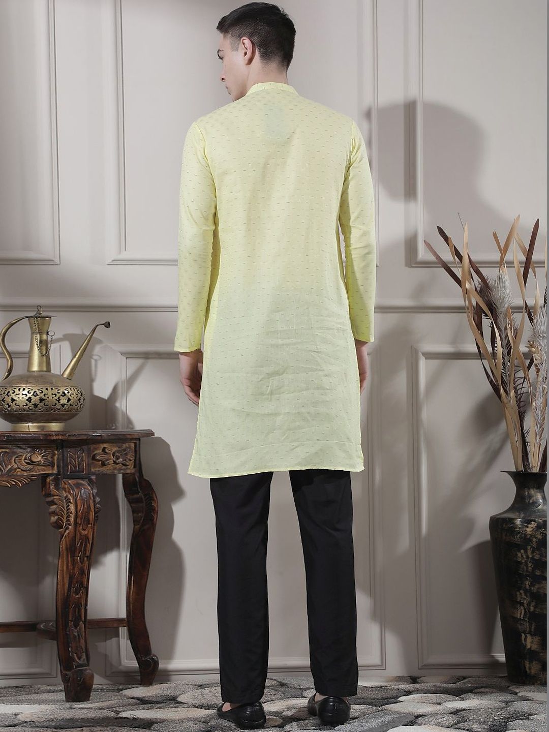 Men Regular Kurta with Trousers