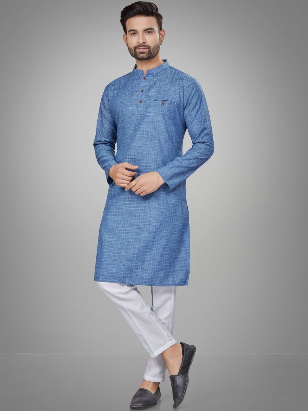 Men Regular Kurta with Trousers