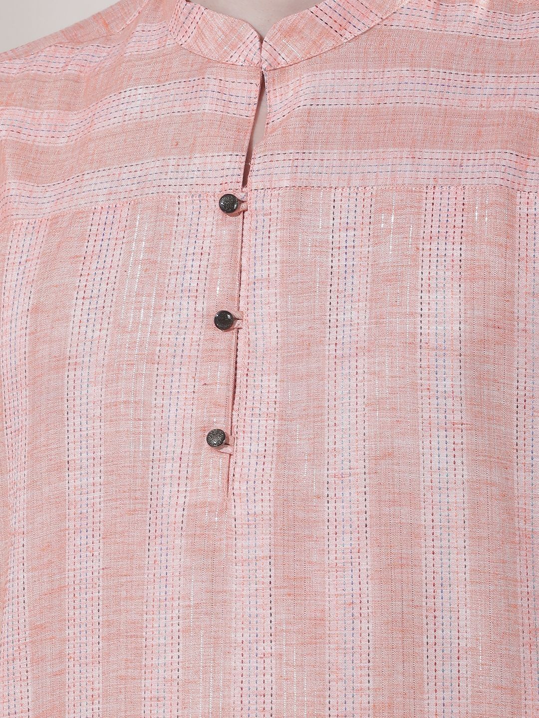Men Printed Regular Kurta with Trousers