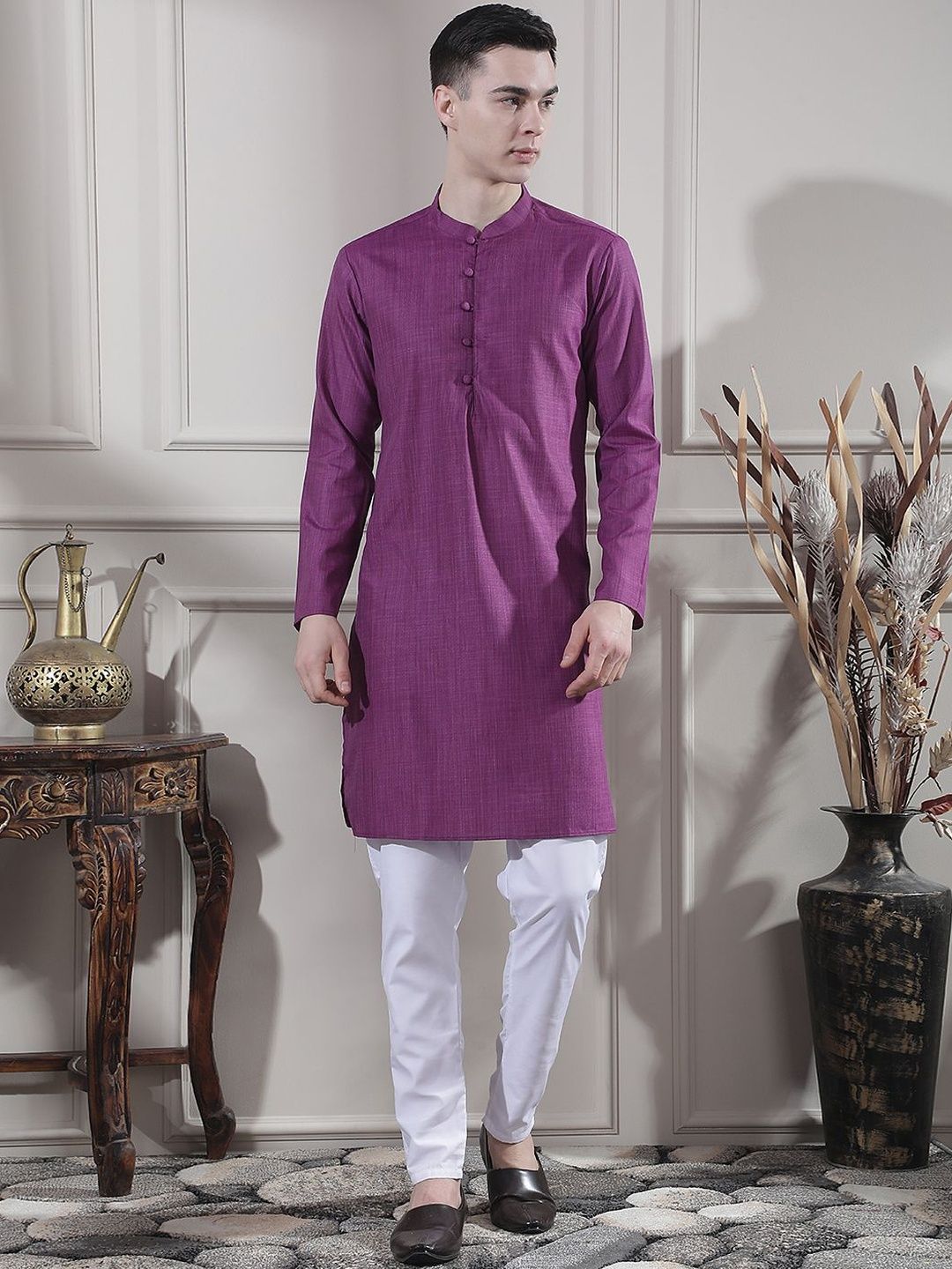 Men Regular Kurta with Pyjamas