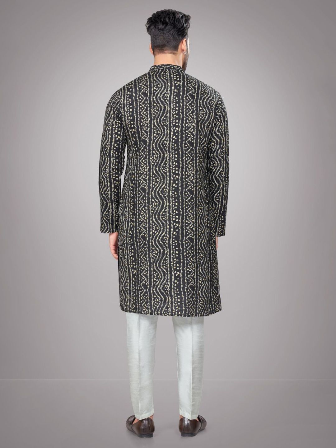 Men Geometric Printed Kurta
