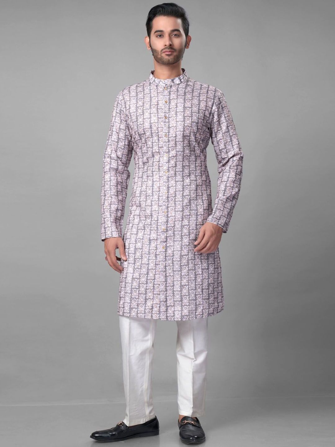Men Ethnic Motifs Printed Kurta with Pyjamas