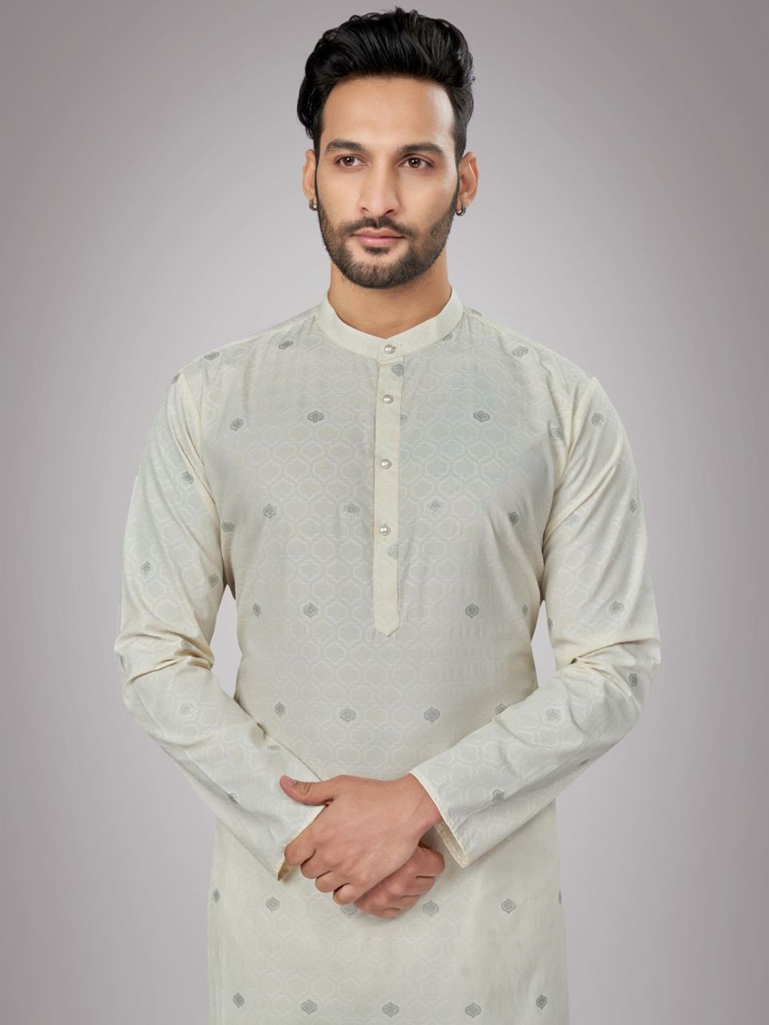 Men Ethnic Motifs Printed Kurta with Pyjamas