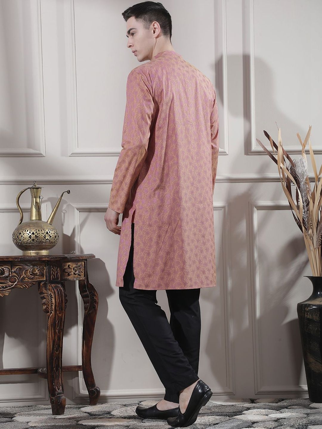 Men Ethnic Motifs Regular Kurta with Trousers