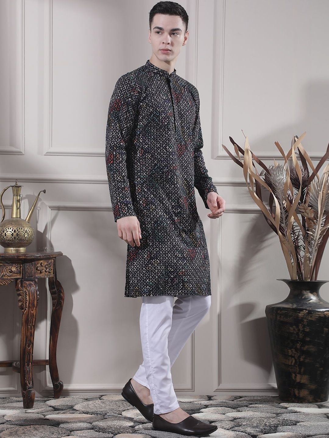 Men Printed Kurta