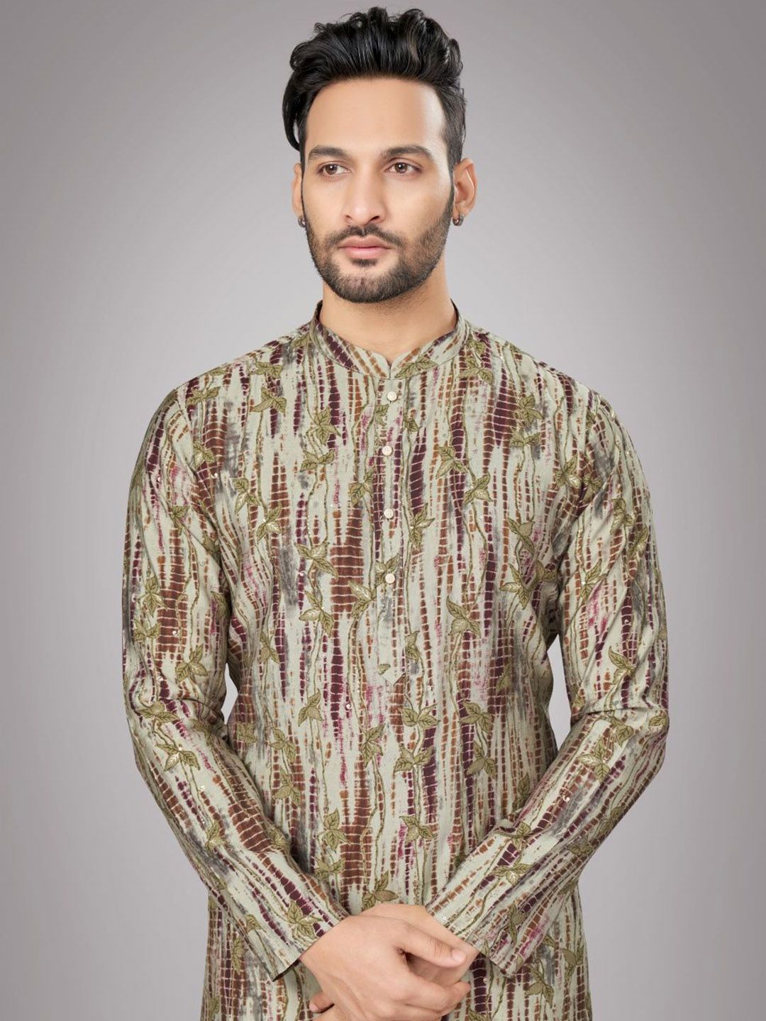 Men Ethnic Motifs Printed Kurta with Pyjamas