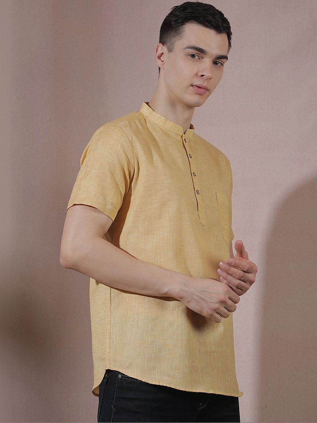 Men Striped Kurta