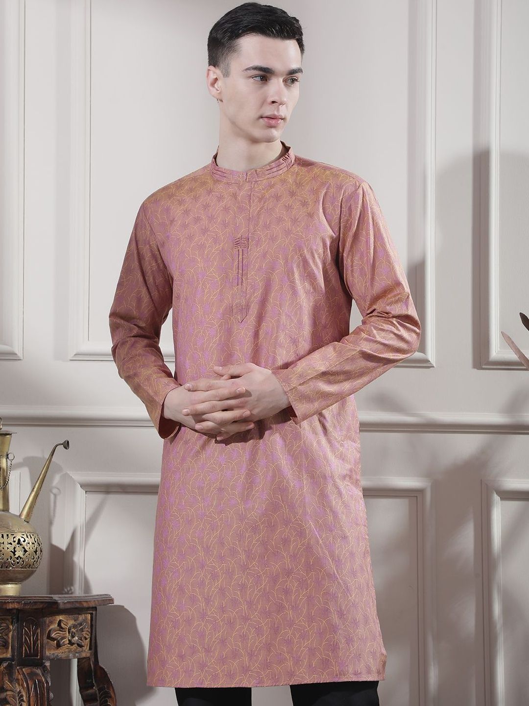 Men Jacquard Kurta