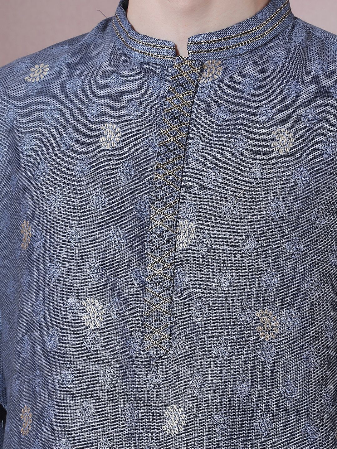 Men Ethnic Motifs Regular Kurta with Trousers