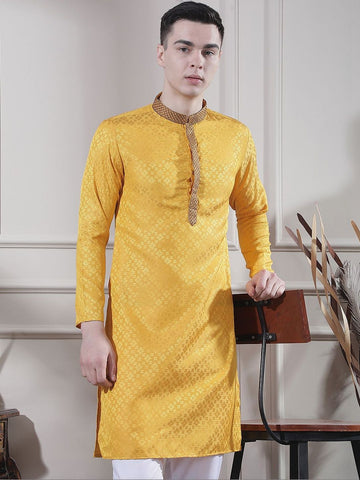 Men Jacquard Kurta