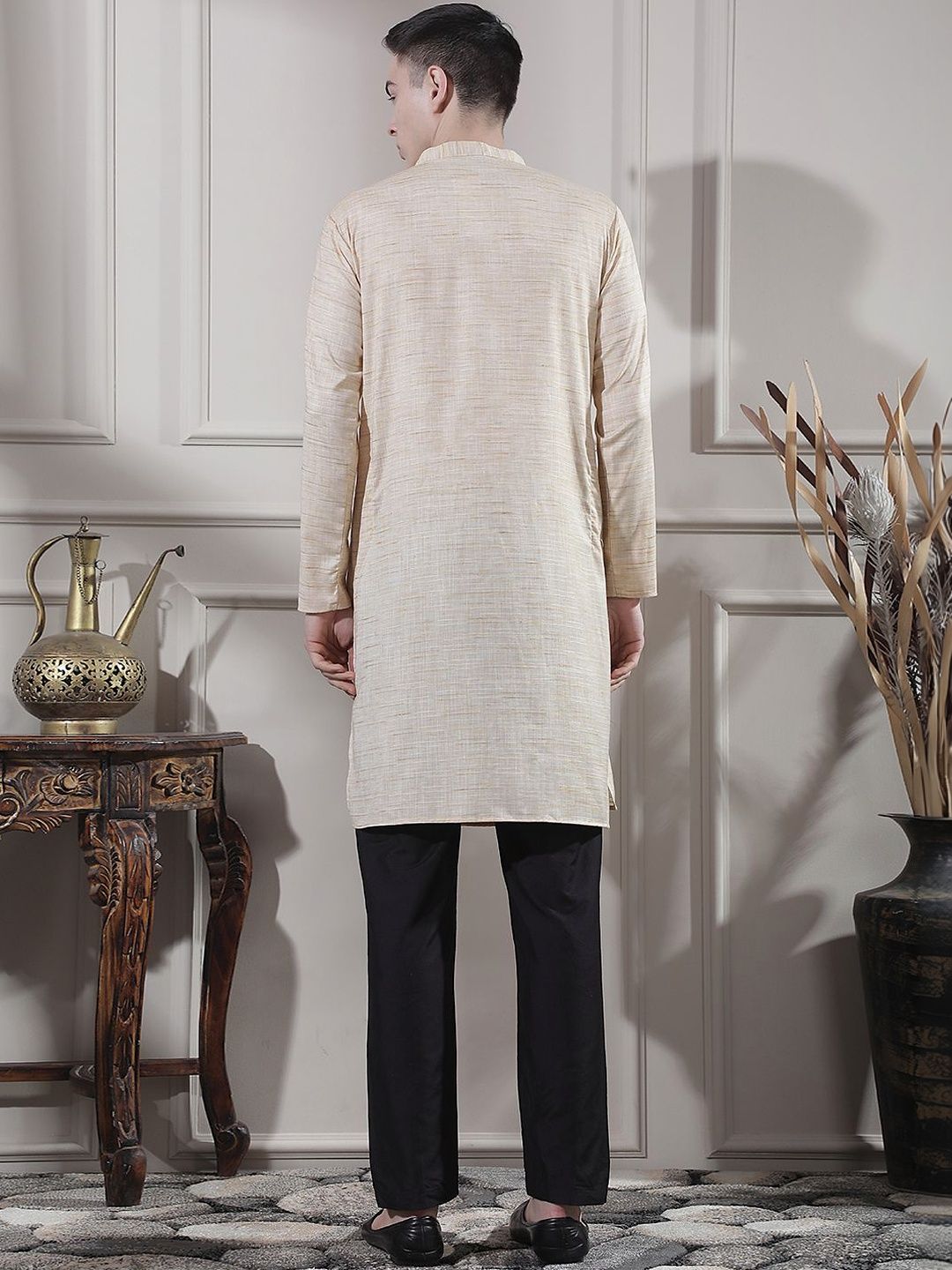 Men Regular Kurta with Trousers