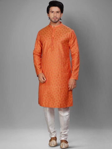 Men Ethnic Motifs Regular Kurta with Pyjamas