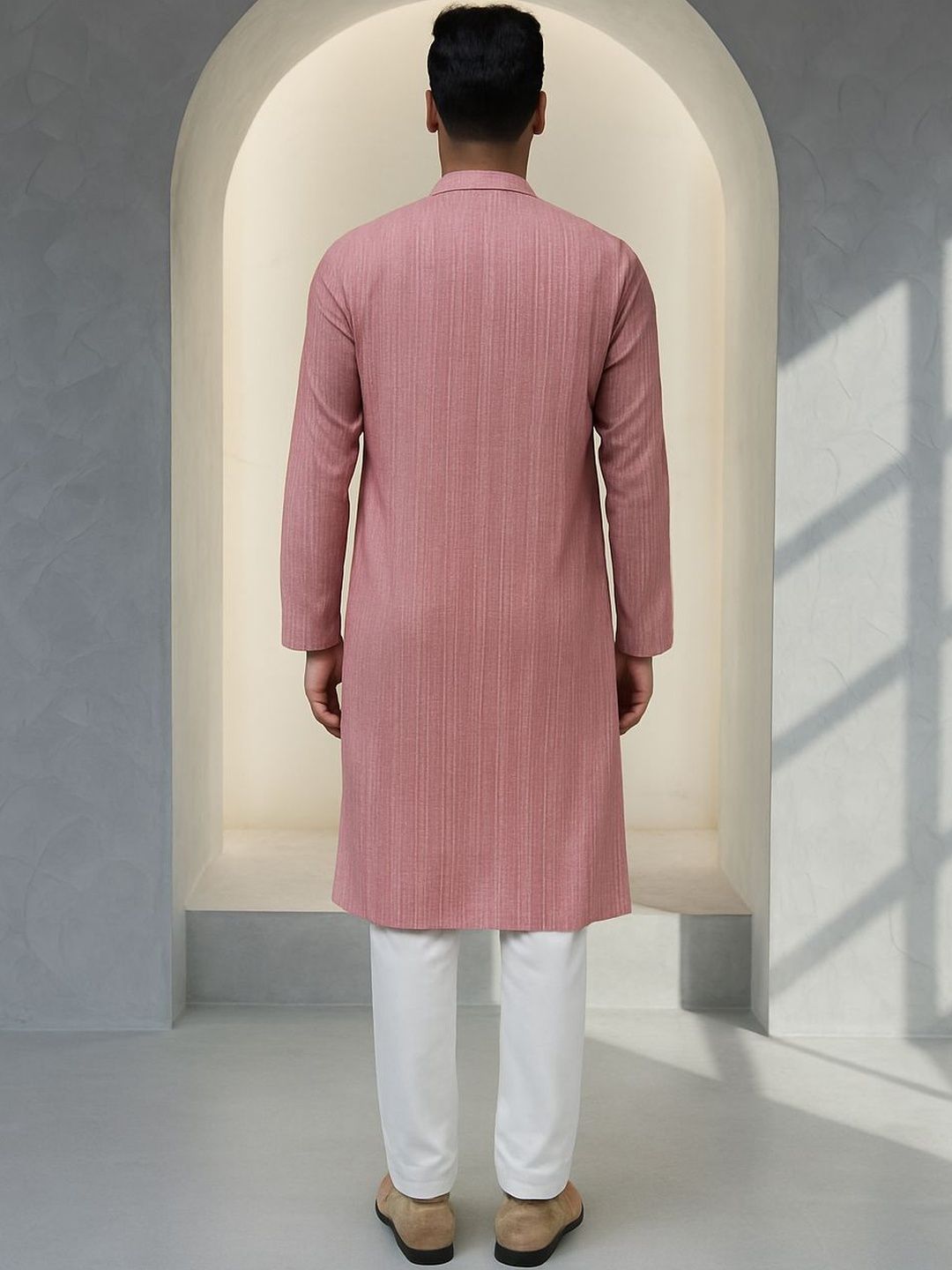 Men Ethnic Motifs Woven Design Kurta with Pyjamas
