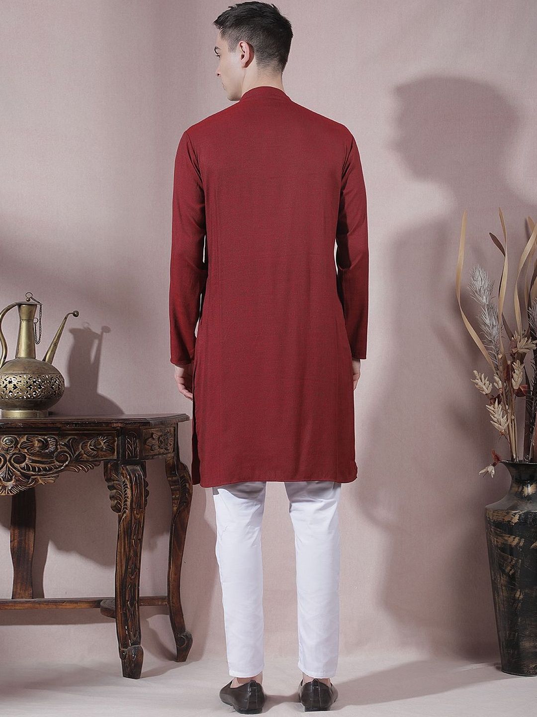 Men Regular Kurta with Trousers