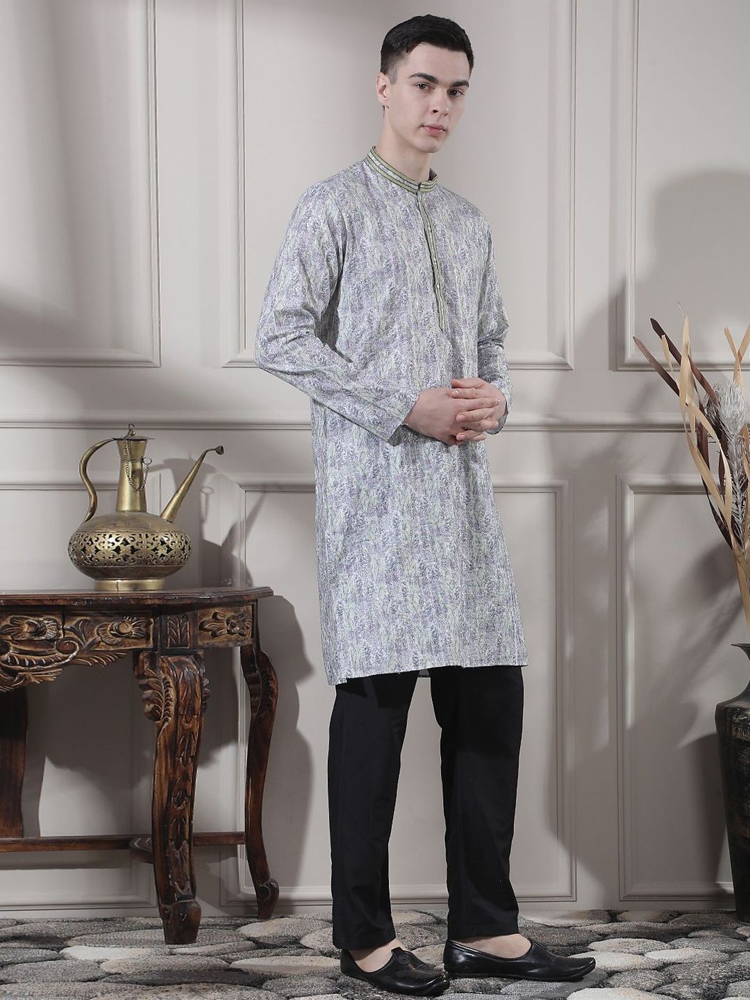 Men Printed Kurta