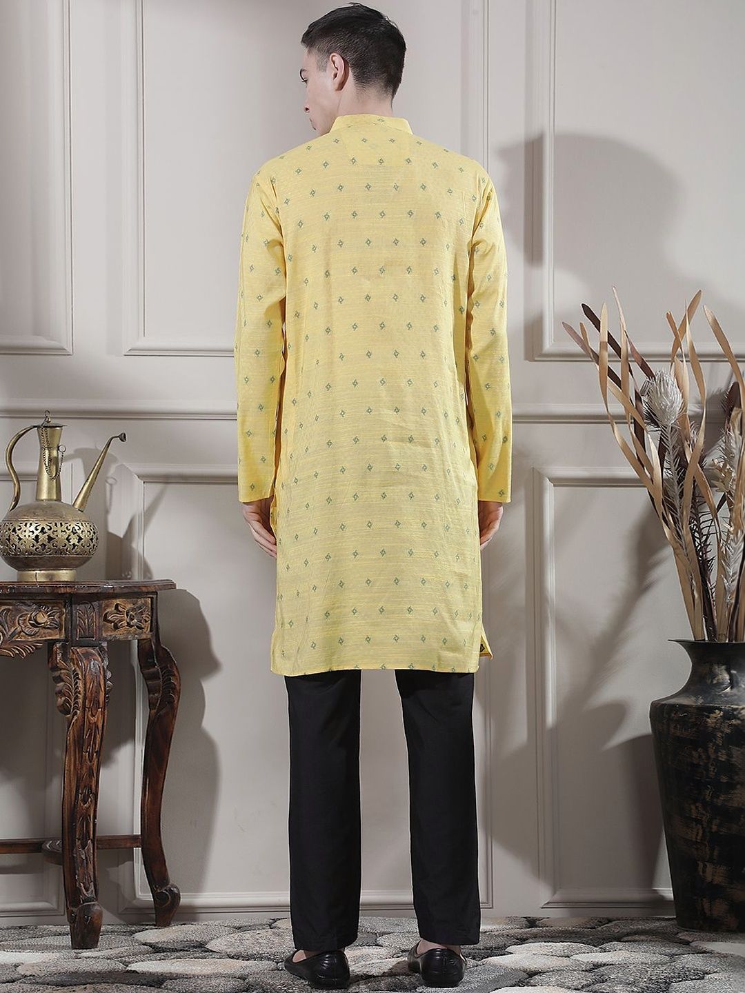 Men Geometric Printed Kurta