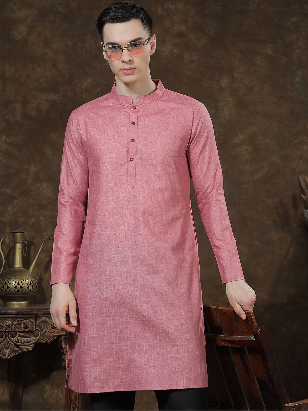 Men Khadi Khadi Kurta