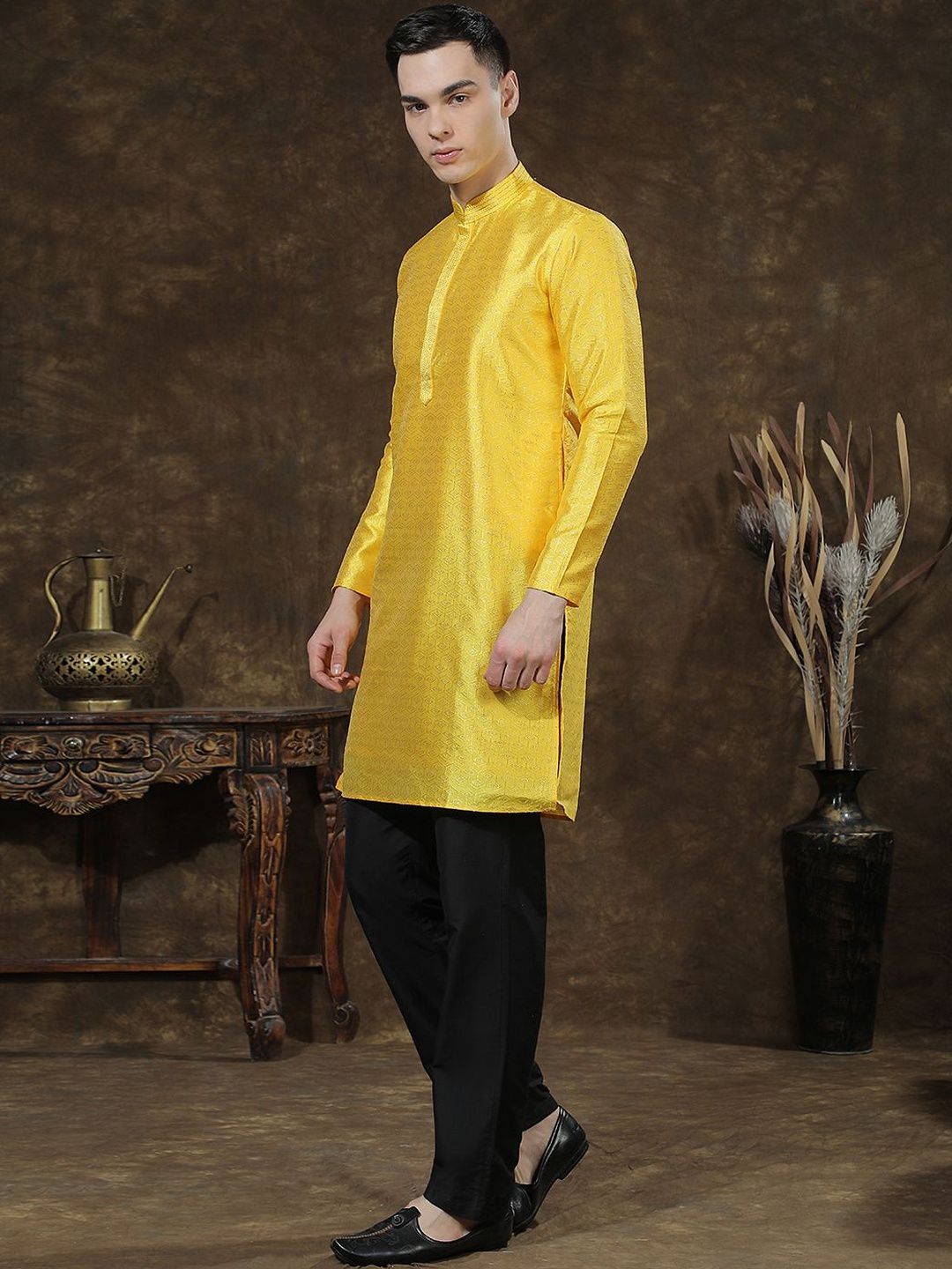 Men Regular Kurta with Trousers