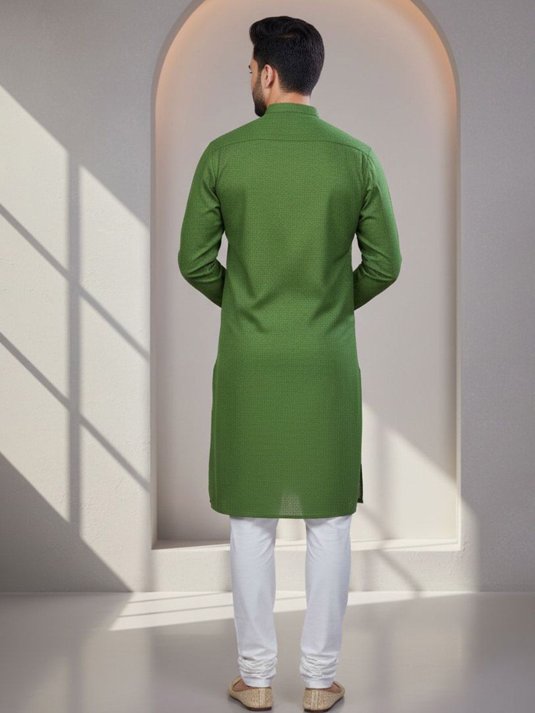 Men Thread Work Kurta