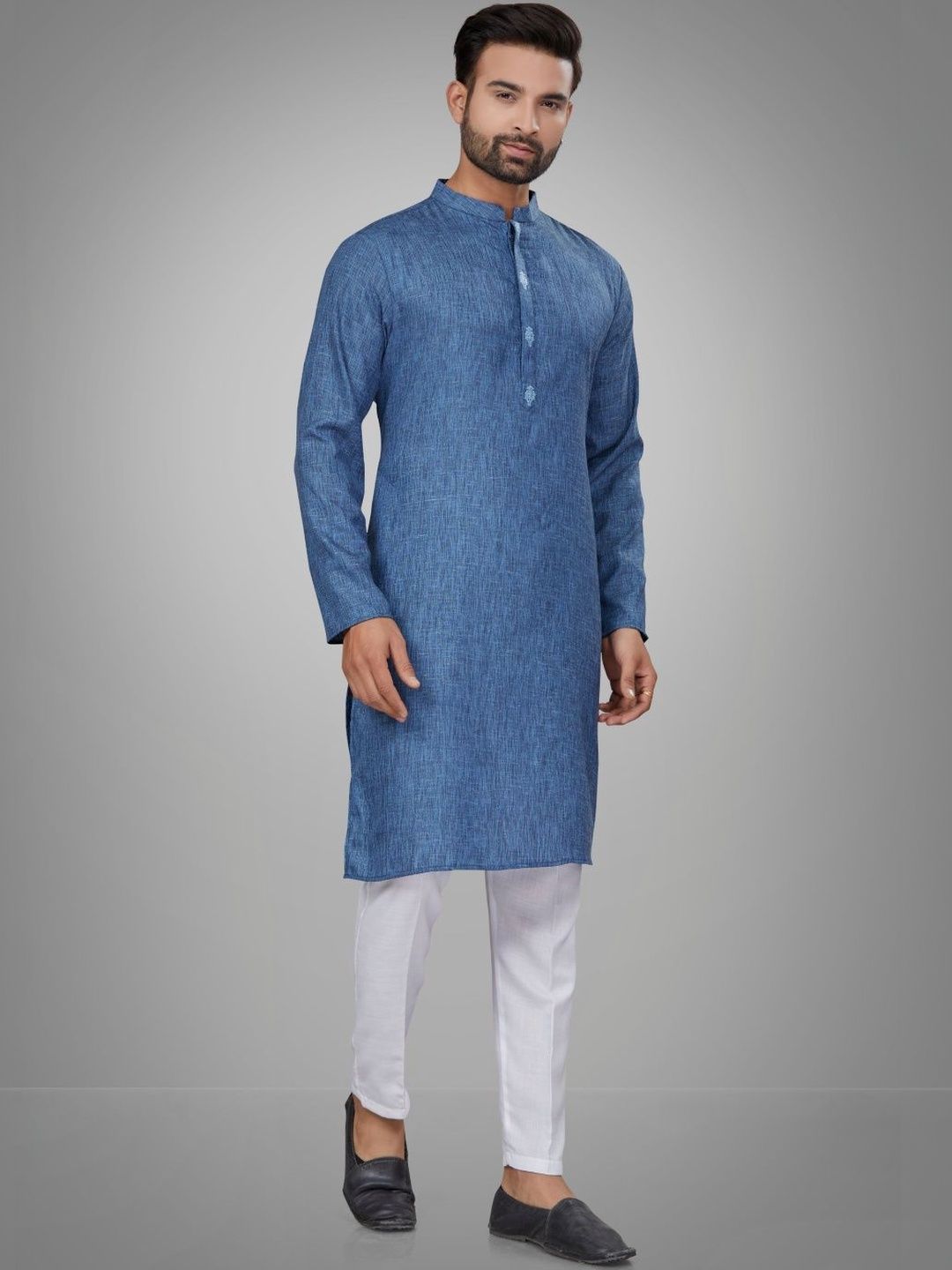 Men Regular Pure Cotton Kurta with Trousers